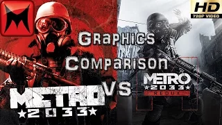 Metro 2033 Original 2010 VS Redux Remake 2014 PC Graphics Comparison Very High Settings HD720p