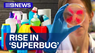 Household cleaners linked to rise in ‘superbugs’, says new study | 9 News Australia