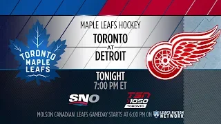 Maple Leafs Game Preview: Toronto at Detroit - September 29, 2018