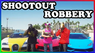 GTA 5 Roleplay - INSANE SHOOTOUT HEIST | RedlineRP