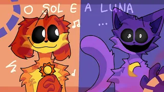 O sol e a Lua // animation meme (?) // smilling critters