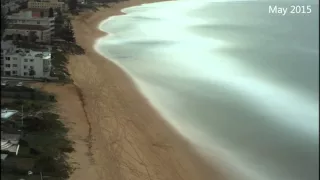 Narrabeen Beach erosion and recovery timelapse: April 2015 storm