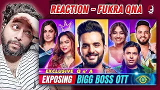 FUKRA INSAAN EXPOSING BIGG-BOSS SECRETS !! ‘Exclusive QNA’ | ABHISHA | ELVISH YADAV | REACTION BY RG