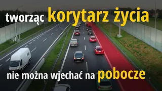 Korytarz życia i wjazd na pas awaryjny. Czy uda się naprawić wadliwy przepis? Petycja!