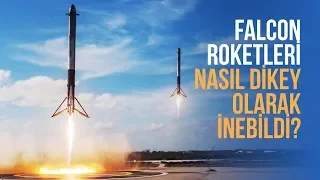 How did FALCON ROCKETS make a vertical landing?