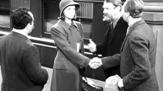 Ninotchka 1939 Greta Garbo Train Station Scene