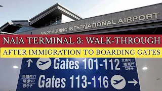 NAIA TERMINAL 3:WALK-THROUGH AFTER IMMIGRATION TO ALL BOARDING GATES | LATEST DECEMBER 2023 |