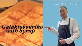 How To Make Galaktoboureko - Greek Custard Pie with Syrup