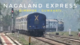 Train from Nagaland: Dimapur - Guwahati "Nagaland Express" with Malda WDM3A