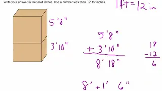 Adding measurements in feet and inches