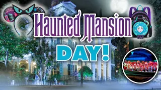 Haunted Mansion day at Disneyland | New food, new merch and HAUNTED MANSION!