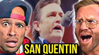 Johnny Cash - San Quentin (Live at San Quentin, 1969) REACTION! This is GANGSTER