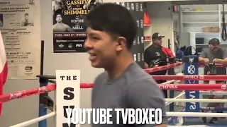 JAIME MUNGUIA ENTRENANDO PARA SU PROXIMA PELEA