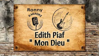 Edith Piaf - Mon Dieu {Karaoke}