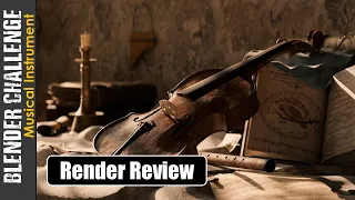 BLENDER CHALLENGE: MUSICAL INSTRUMENT (RENDER REVIEW)