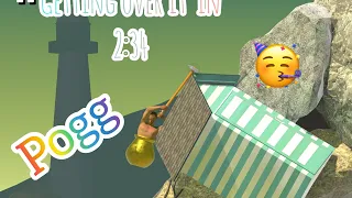 Let’s goo🔥getting over it speedrun in 2:34