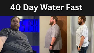 Fasting Saved My Life | Completion of My 40+ Day Water Fast | Over 500lbs | 1,000hr Fast | No Food