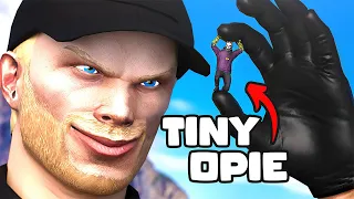 TINY Opie Shrinks Whilst Robbing Banks In GTA5 Roleplay