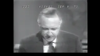 CBS News Broadcast: Another Airliner Hijacked, Nixon Holds Emergency Meeting (Sept. 9, 1970)