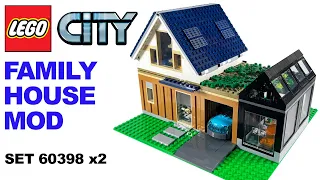 Lego Family House MOD - 2x Set 60398 = AWESOME !