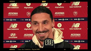 Roma - Milan - 31/10/2021 Zlatan Ibrahimović - speriamo che mi fischiano cosi mi carico meglio!