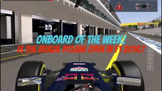 Onboard of The Week! Brazil Pitstop! F1 2016 Mobile