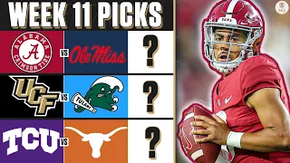 College Football Week 11: EXPERT PICKS for this Saturday's RANKED GAMES I CBS Sports HQ