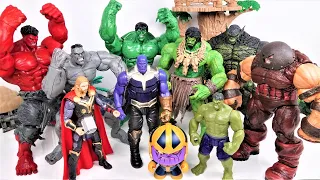 MARVEL HERO HULK SMASH! MARVEL AVENGERS Thor Thunder & Lightning Makes Hulk Bigger-CharlesHeroMovie