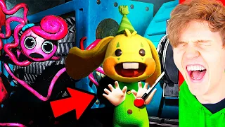 LANKYBOX REACTS To The CRAZIEST POPPY PLAYTIME VIDEOS EVER! (BUNZO BUNNY, TALKING BEN, HUGGY WUGGY!)