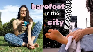 barefoot in the city and grounding morning ritual *life in Sydney*