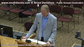 2022-08-02 Sioux Falls City Council Budget Hearing