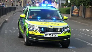 INSANE HOWLER SIREN!! CRITICAL CARE Doctor, Police Cars & Fire Engines Responding!
