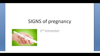 Obstetrics 095 Diagnosis Sign symptom pregnancy first trimester initial change Clinical feature hCG