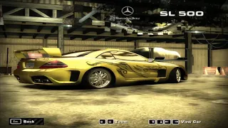 Mercedes Benz SL 500 Gameplay + Customization - Need for Speed Most Wanted 2005