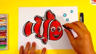 Как нарисовать НЕМО из мультика "В поисках Немо" / Уроки рисования для детей