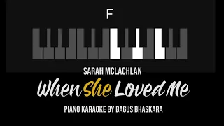 【Piano Karaoke】When She Loved Me - Sarah McLachlan (With Lyrics)