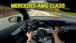 MERCEDES-AMG CLA35 4MATIC - POV Test Drive [4K]