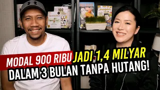 MODAL 900 ribu JADI 1,4 MILYAR  DALAM 3 BULAN TANPA HUTANG | Arli Kurnia | Christina Lie 101Red