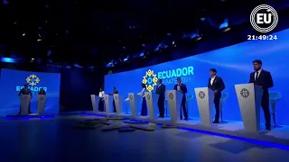 [En Vivo] Debate presidencial en Ecuador por las elecciones 2023