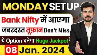 [ Monday ] Best Intraday Trading Stocks for ( 8 January 2024 ) Bank Nifty & Nifty 50 Analysis