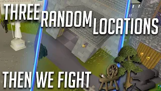 We both had three randomized locations to loot from... THEN WE FIGHT