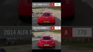 Forza Horizon 4 - Lotus Evora S vs Alfa Romeo 4C