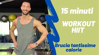 WORKOUT HIIT 15minuti per bruciare tantissime calorie