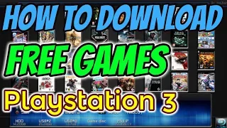 How to download games PS3 Playstation 3 Jailbreak