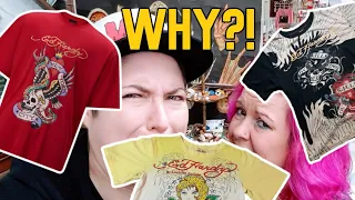 There's No Escaping ED HARDY!! Thrift With Us Haul Ep 67
