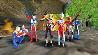 Ultraman ginga dan victory pergi ke sungai kekuatan! bersama ultraman kuasa 7 - Gta Ultraman Lucu