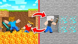 IGRAMO GANJE U MINECRAFTU ALI MIJENJAMO POZICIJE SVAKIH 30 SEKUNDI! :O