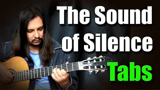 (Simon & Garfunkel) The Sound of Silence на гитаре | guitar cover + tabs | fingerstyle