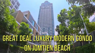 GREAT DEAL AERAS PATTAYA JOMTIEN BEACH MODERN CONDO 19,000BHT MONTHLY *Details In Description*