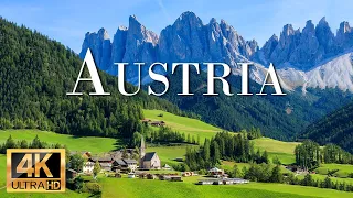 FLYING OVER AUSTRIA (4K UHD) - Calming Piano Music With Beautiful Nature Film For Daily Relaxation